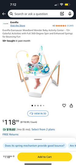 Evenflo Woodland Wonder Lightweight Activity Jumper