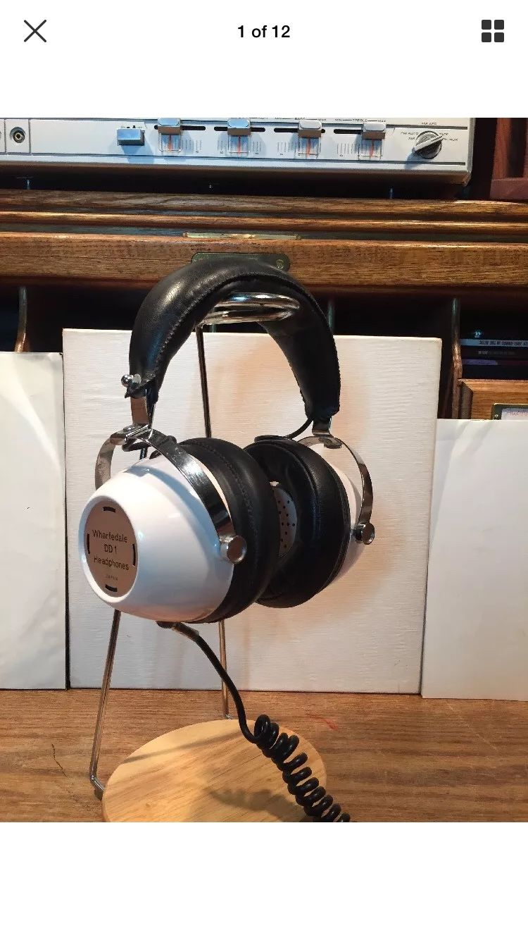Rare Vintage Wharfedale DD1 Headphones
