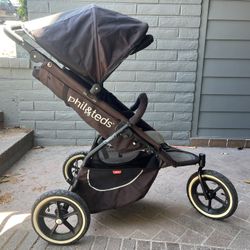 Phil & Ted’s inline convertible single/ double  stroller