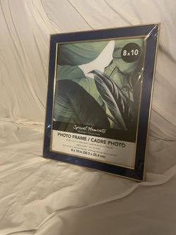 Special Moments Blue And Gold Frame