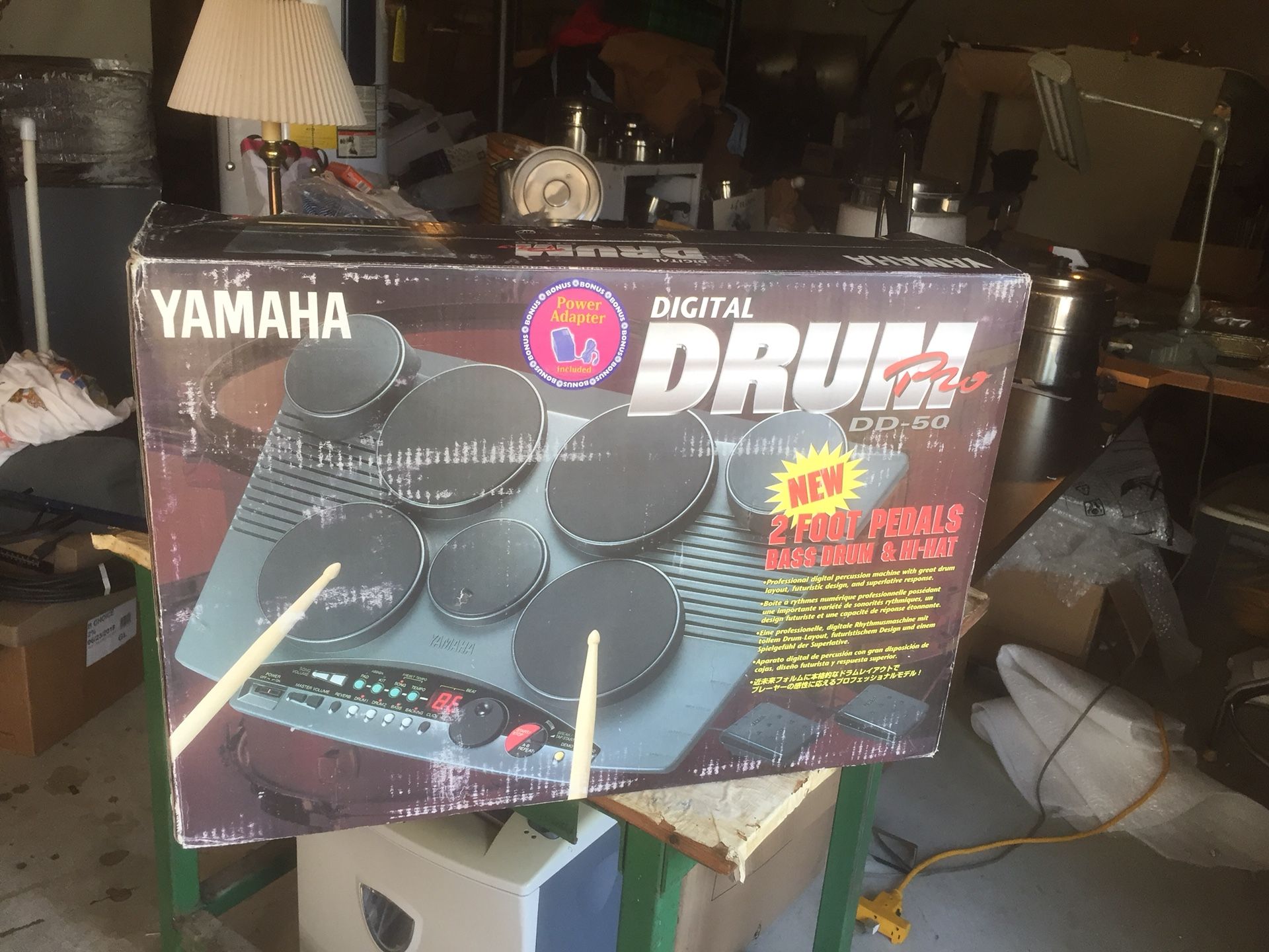 yamaha dd-50 7 pad drum set brand new in the box