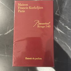 BRAND NEW Madison Francis Kurkdjian Baccarat Rouge 540