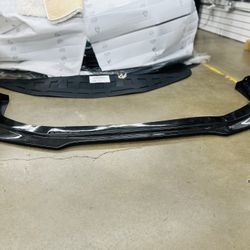 Carbon Fiber 2008-09 For Mitsubishi EVO10 RA Style Front Bumper Lip Chin Spoiler