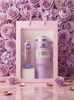 Mother’s Day 24k eternal rose and 40oz Stanley cup tumbler
