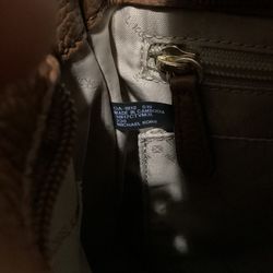Michael Kors Tan Leather Crossbody Bag