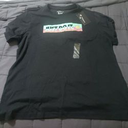 Nike Black With Neons Tshirt Size XL