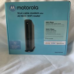 Motorola Modem with WiFi Router