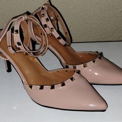 New Pink And Gold High Heels Size 8.5 Women