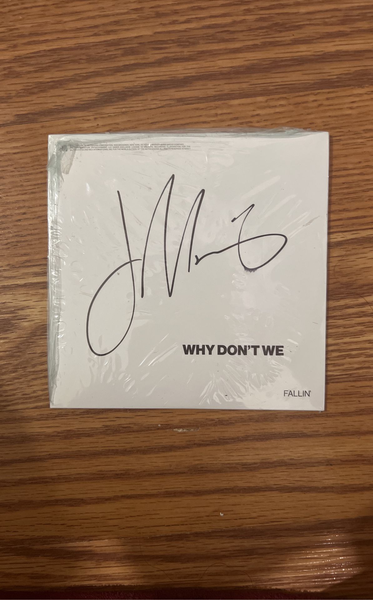 Why Don’t We Fallin’ Single signed cd (unopened)