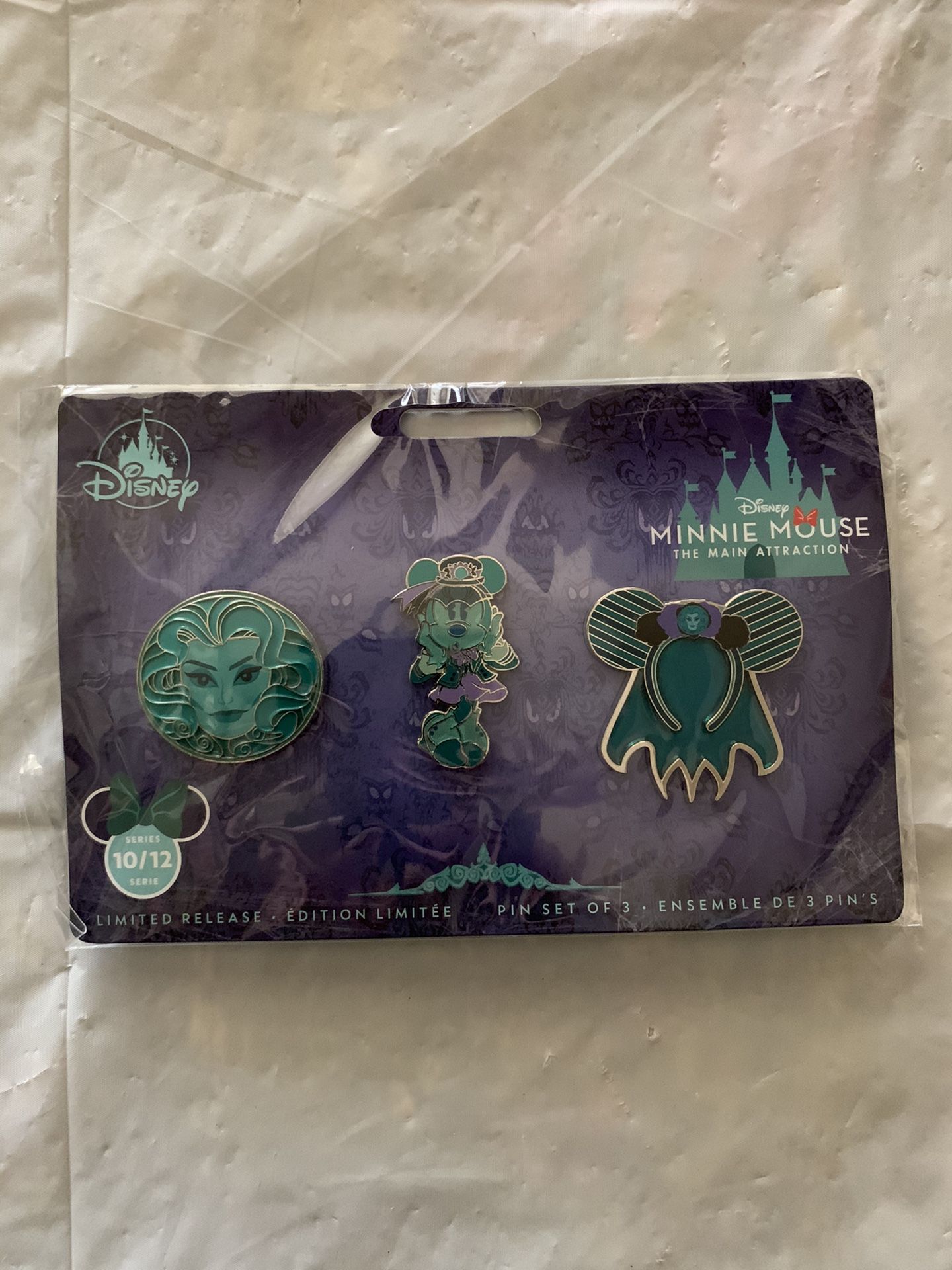 Disney Minnie Mouse Main Attraction Haunted Mansion Pins