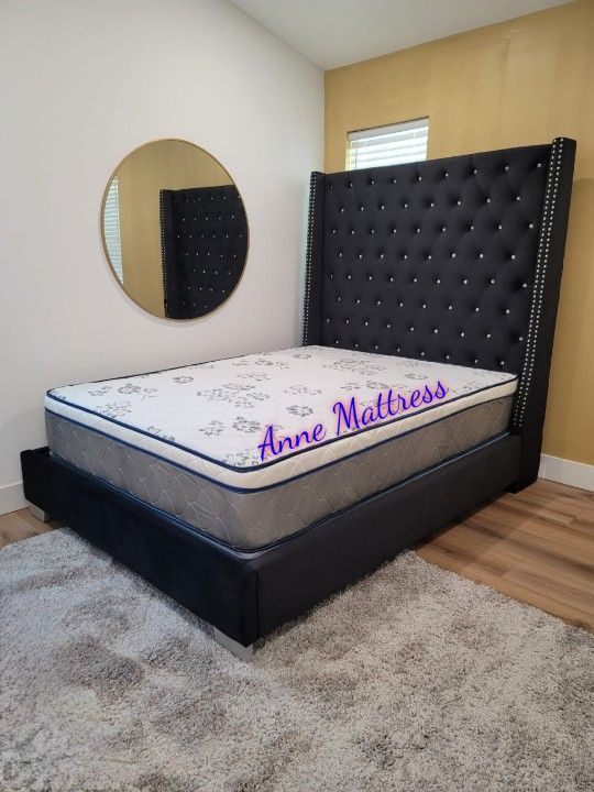 NEW QUEEN PILLOW TOP MATTRESS AND BOX SPRING