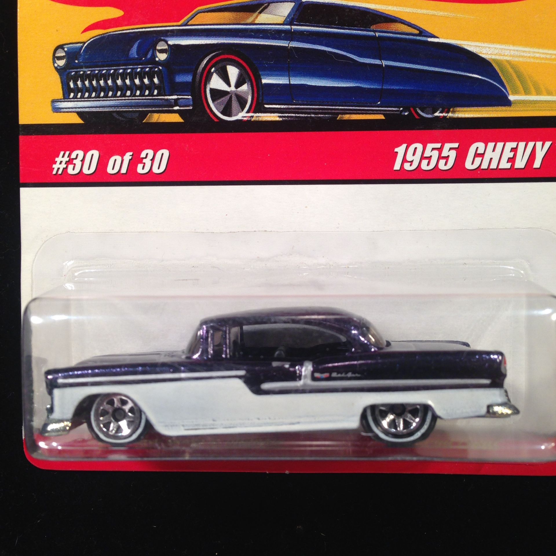 Hot Wheels Classics Series 2 1955 Chevy • Production Error • Reversed In Blister