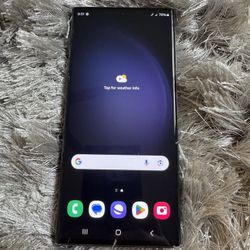 Unlocked Samsung Galaxy S23 Ultra (Black) 256GB - Good Condition 