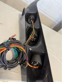1(contact info removed) ford bronco side pillar gauge cluster with water temp, Oil pressure and volts