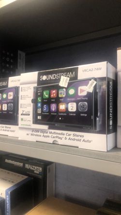Soundstream wireless apple CarPlay stereo on sale today for 179.99