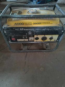 4000 WATT Generator 