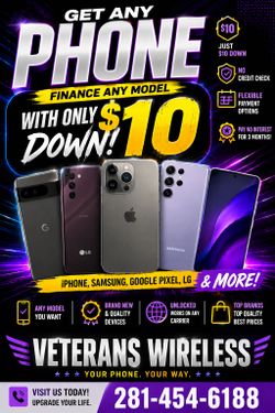 Any Phone For Only $10 Down