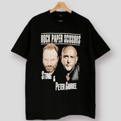 STING AND PETER GABRIEL TEE SIZE LARGE