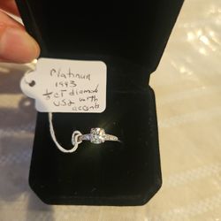 Platinum 1943 1/2 CT Diamond Ring