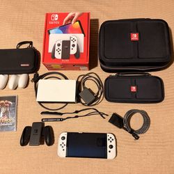 Nintendo Switch OLED Bundle - Excellent Condition - EXTRAS Included