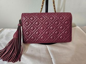 Tory Burch Burgundy Crossbody