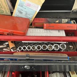 Craftsman Tool Box & Various Tools