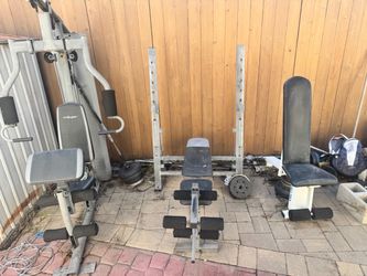 Complete Home Gym Set – 4 Machines + Weights – $800 OBO