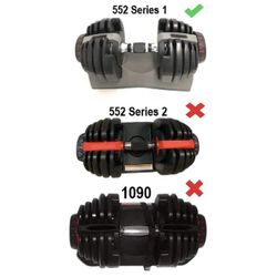 Bowflex Adjustable Dumbbell (x1) 552 Series 1 Model