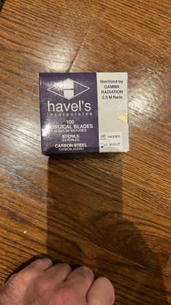 Havels 6400 Carbon Steel Blades Sterile