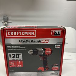 CRAFTSMAN CMCD732D2 V20 20V BRUSHLESS RP Cordless 1/2-in Hammer Drill ( tool only )