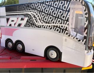 Rainbow High Tour Bus concert stage