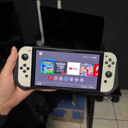 Switch OLED Console Bundle 128GB One Gmae And Accessories 