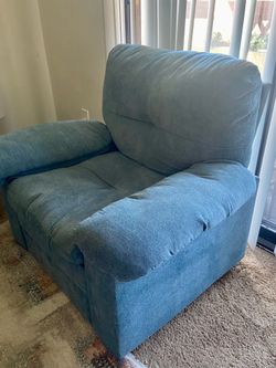 Blue Single Armchair