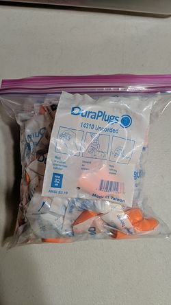 ~75 pairs of disposable 32db earplugs