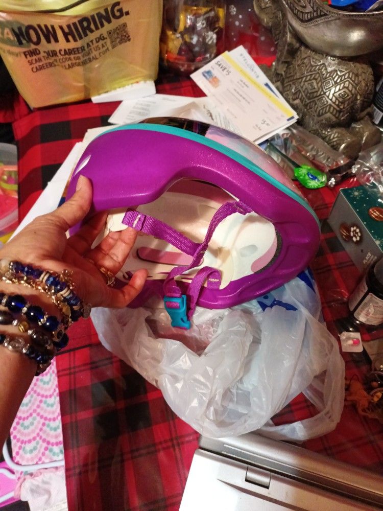 Girls Helmet For Bike Ride Is A Small Size 2 Toddler