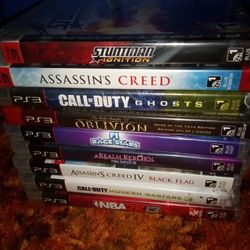 PS3 Video Games Lot In Like New Condition For $65 Or $10 Each Pickup Or You Pay Shipping Cost