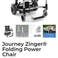 Zinger Electric Wheel Chair 