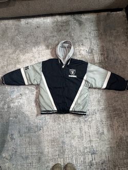 Vintage 90s Oakland Raider Puffer Jacket