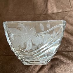 Crystal Glass Candy Dish 