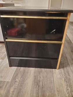 Small Black Dresser