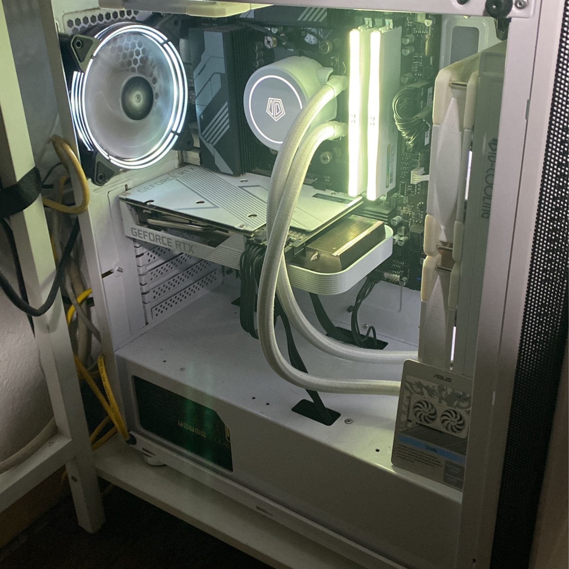 All WHITE NEW GEN PC | 3060ti & Ryzen 5 7600x