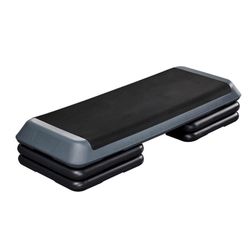 43in Aerobic Step Platform, 3-Level Adjustable Workout Bench