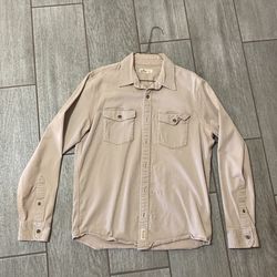 Beige Hollister Button Up