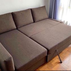 Ikea friheten brown sleeper sectional (Free Delivery)