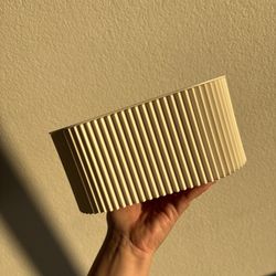 Cream Cable Organizer Tissue Box Phone stand Storage Box for Electrical Cords and Wires