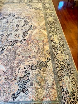 SALE - Large Beautiful Handmade Rug Made In India
