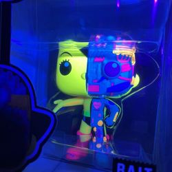 Blacklight Astroboy Funko Pop *MINT* BAIT Exclusive Astro Boy 1108 with protector Textured Deconstructed Glow GITD