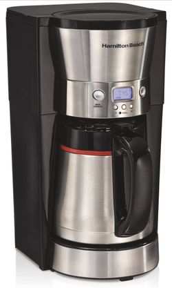 Hamilton Beach 10 Cup Coffee Maker with Vacuum Stainless Thermal Carafe
