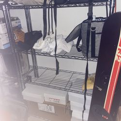 4 Of Four Stainless Steel Storage Racks