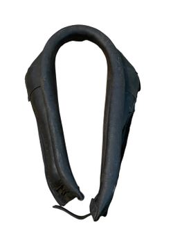 Vintage Leather Horse Mule Collar - Western Antique - Wall Decor